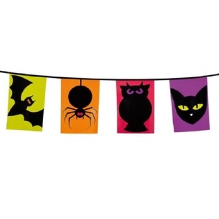 FLAG LINE BLACK DOG - 6 METER (3p).