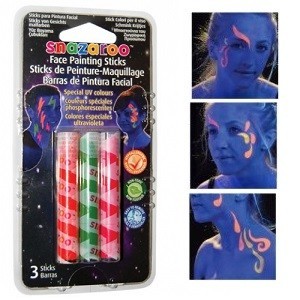 SNAZAROO - Special UV Face Paint (6 pcs.)