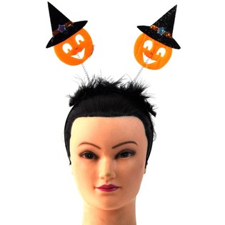 Halloween Pumpkin Headband (6 pcs.)