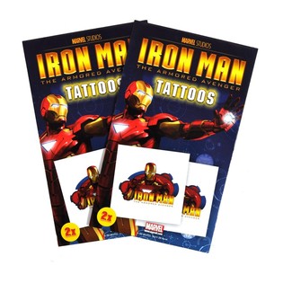 2-PIECE MARVEL'S TATTOO - MODEL: IRON MAN (50st).