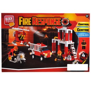 BIG BUILDING BLOCKS BRICKS SET FIRE RESPONSE - 223 PARTS (3st.)