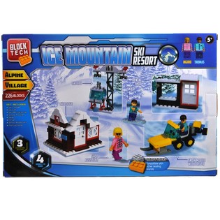 BIG BUILDING BLOCKS BRICKS SET ICE MOUNTAIN - 226 PARTS (1st.)
