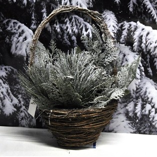 LARGE LUXURY CHRISTMAS BASKET / DOOR HANGER (4st.)