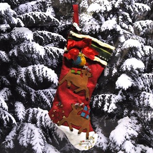 LUXURY DECORATION CHRISTMAS SOCKS (4 pcs.)