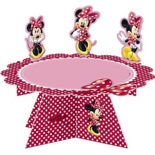 DISNEY MINNIE MOUSE CAKE STAND (2 pcs.)