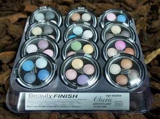 CHERIE PANORAMIC PEARL EYESHADOW MIXED COLORS (12 pcs)