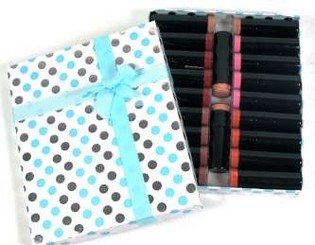 LIPSTICK 5 ASSORTED TYPES IN BLUE PACKAGING (20 pcs)