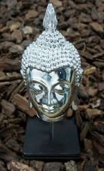 Luxury Silver Buddha on Stand (1 pc)