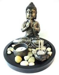Buddha Tealight & Incense Set (1 pc)