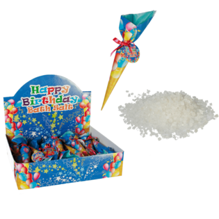 HAPPY BIRTHDAY BATH SALTS IN DISPLAY (24 pcs)
