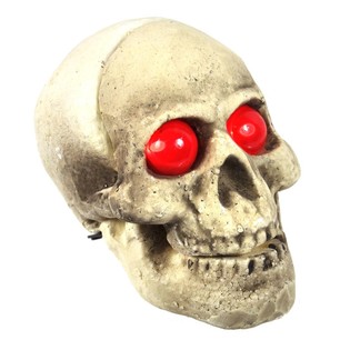 SKULL DECORATION WITH FLASHING EYES (2st.)