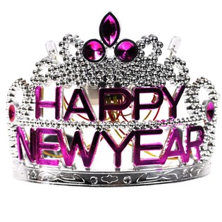 HAPPY NEW YEAR CROWN WITH LIGHT (10st.)