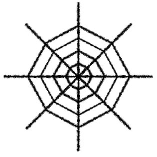 BIG SPIDER WEB 70 CM. (4 pcs.)