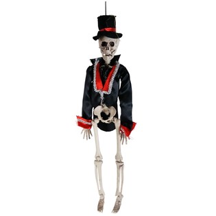 Hanging Skeleton with Top Hat 43 cm (3 pcs)
