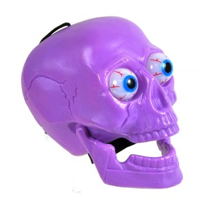 Brightly colored SKULL WITH LIGHTS (6 pcs.)