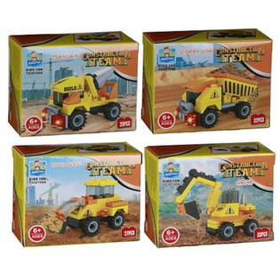 BRICKS BUILDINGS - BUILDING VEHICLES SERIES (24h.)
