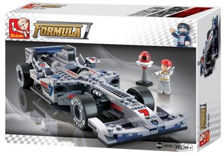 Sluban F1 Racing Car Silver M38-B0352 (1 pc.)