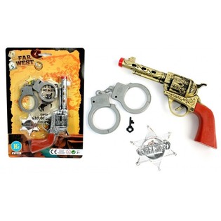 WESTERN SHERIF PLAY SET ON CARD (24pcs)