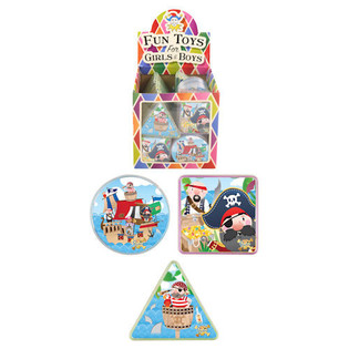 PATIENCE PUZZLE GAMES – PIRATES DESIGN IN DISPLAY (96 pcs)