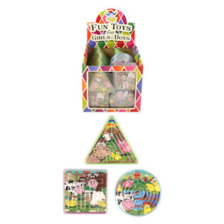Dexterity Games "Farm Animals" in Display (96 pcs)