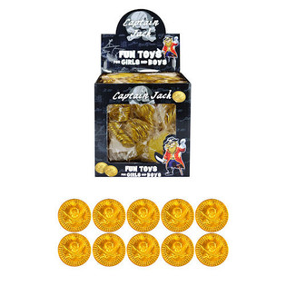 12-Piece Pirate Coins Set in Counter Display (84 pcs)
