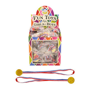 Winner Medals on Ribbon in Display (120 pcs.)