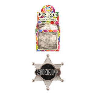 Sheriff Badge in Display (84 pcs)