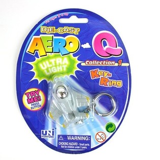 AIRPLANE KEY RINGS WITH LIGHT (12pcs)
