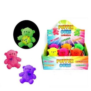 LUMINOUS PUFFER BEARS IN DISPLAY (12pcs)