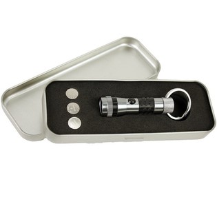 FLASHLIGHT KEYCHAIN IN GIFTBOX (10pcs)