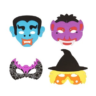 MIX HALLOWEEN MASKS OF FOAM (24st.)