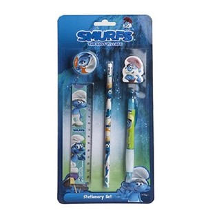 5-Piece Smurfs Stationery Set (12pcs)