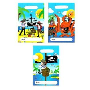 TRAKTATION BAGS - PIRATES 23x15 Cm (144pcs)