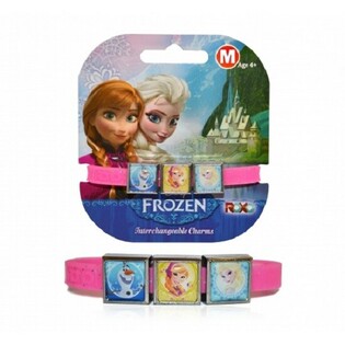 FROZEN BRACELETS WITH 3 INTERCHANGEABLE CHARMS (24pcs)
