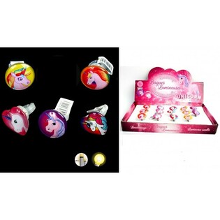 LUMINOUS LED UNICORN / UNICORN CHILD RINGS IN DISPLAY (50pcs)