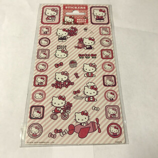 STICKERS: HELLO KITTY, Dim. 20 x 10 cm. (10pcs)