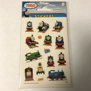 STICKERVEL: THOMAS DE TRAIN, Dim. 16 x 9 cm. (10pcs)