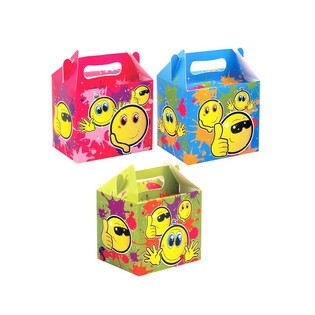 SMILEY Kids Meal Box / Party Box &ndash; 14 x 9.5 x 18 cm (12 pcs.)