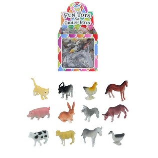 Lucky Dip Farm Animals in Counter Display (84 pcs)
