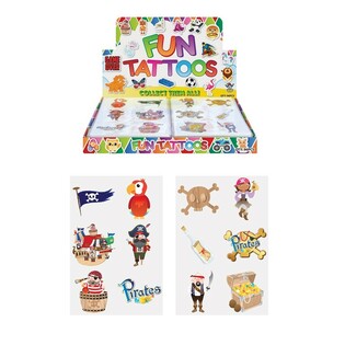 FUN TATTOOS - MODEL: PIRATES (96 pcs.)