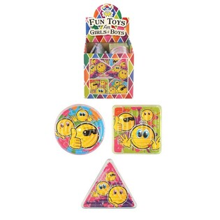 Smiley Patience Games in Counter Display (96 pcs) | Wholesale