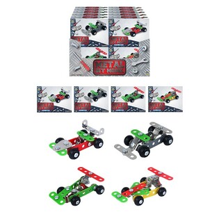 BUILD YOUR OWN METAL RACE CAR &ndash; IN DISPLAY (24 pcs)