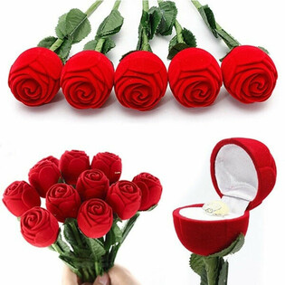 ROSE WITH RING IN DISPLAY (48 pcs.)