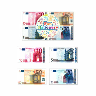 Euro Banknote Erasers (24 pcs)