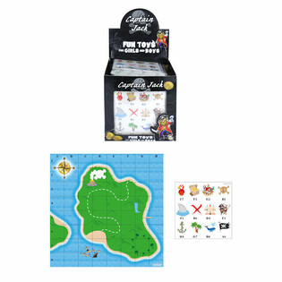 PIRATE TREASURE MAP + STICKERS (240 pcs.)
