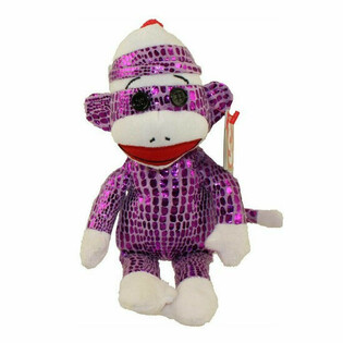 TY PLUCHE MONKEY, Violet (3pcs)