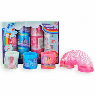 UNICORN RAINBOW SPIRAL Ø 6 CM. (12st.)