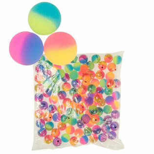MIX FROSTED BOUNCY BALLS &Oslash; 2.7 cm (100 pcs)