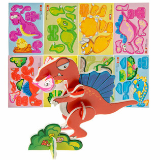 3D Dinosaur Puzzles (48 pcs.)