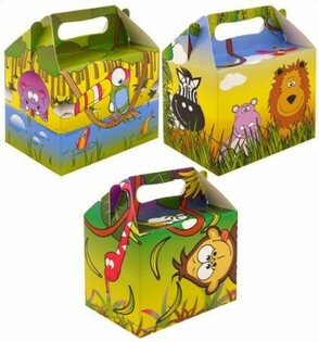 Kids Meal Box &ndash; Jungle &ndash; 14 x 9.5 x 18 cm (12 pcs)